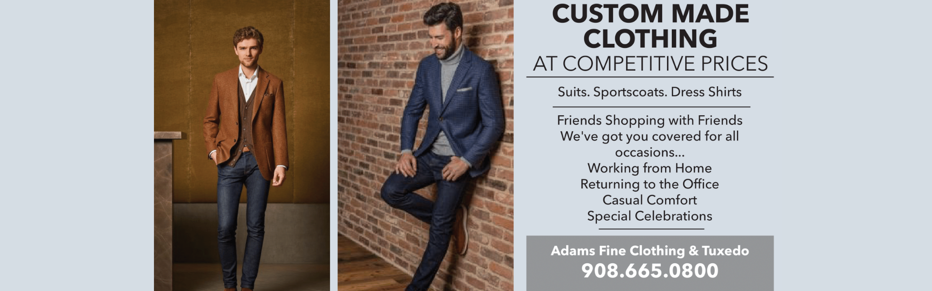 Men's Clothing, Suits and Dress Shirts